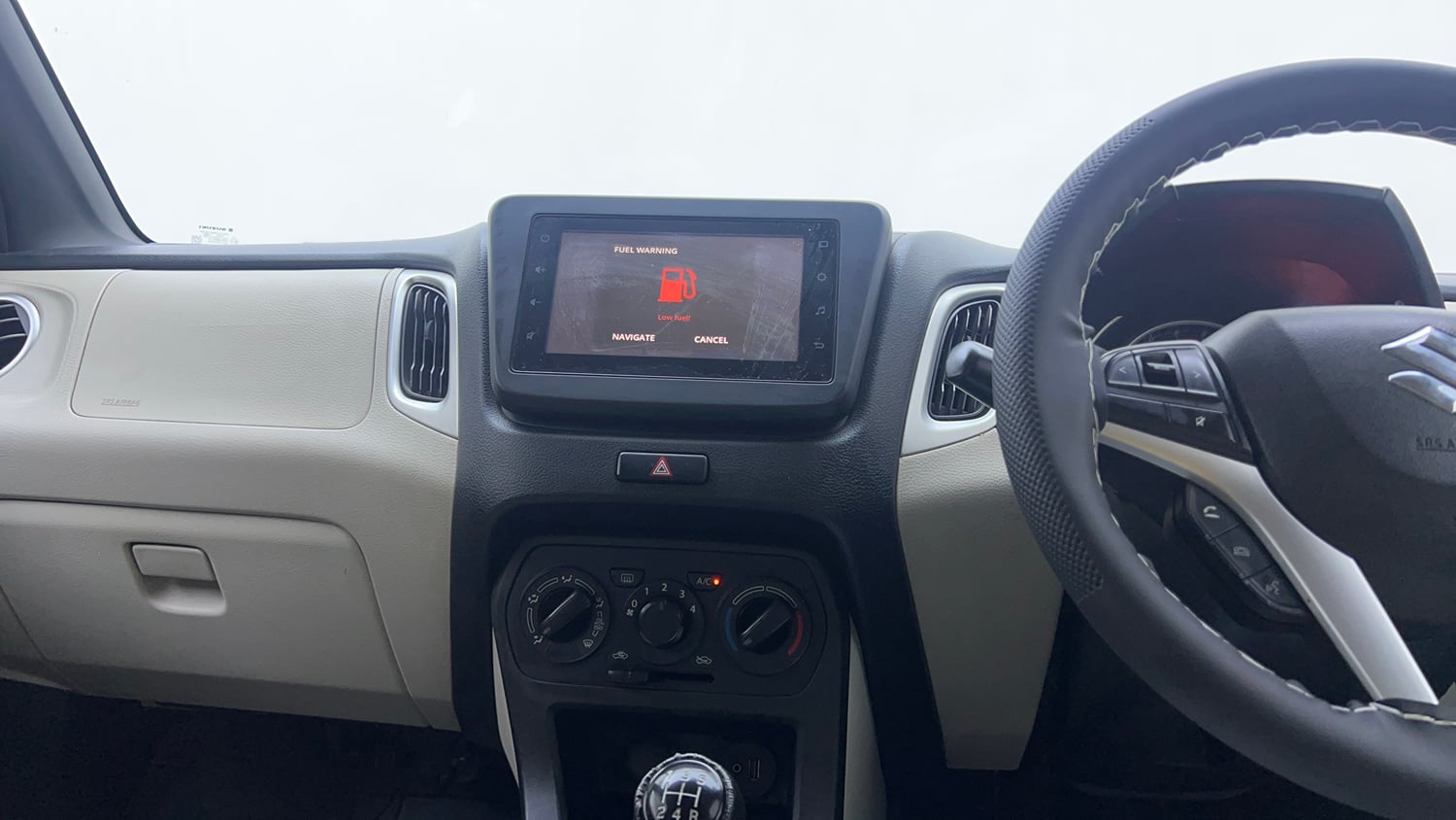 Used 2019 Maruti Suzuki Wagon R ZXi 1.2 Petrol Manual interior MUSIC SYSTEM & AC CONTROL VIEW