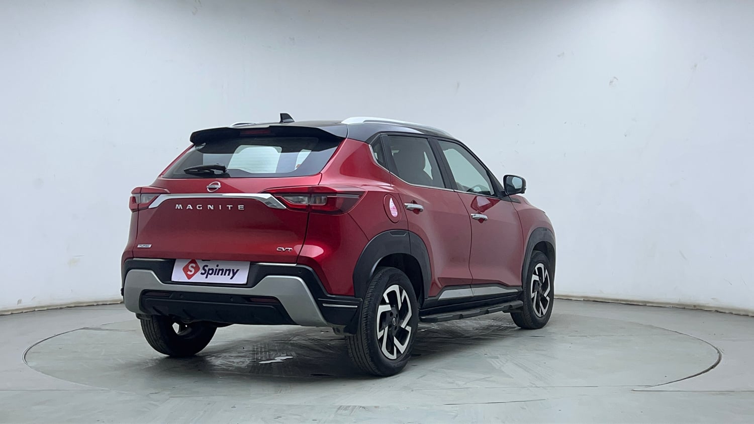 Used 2023 Nissan Magnite XV Premium Turbo CVT Dual Tone Petrol Automatic exterior RIGHT REAR CORNER VIEW