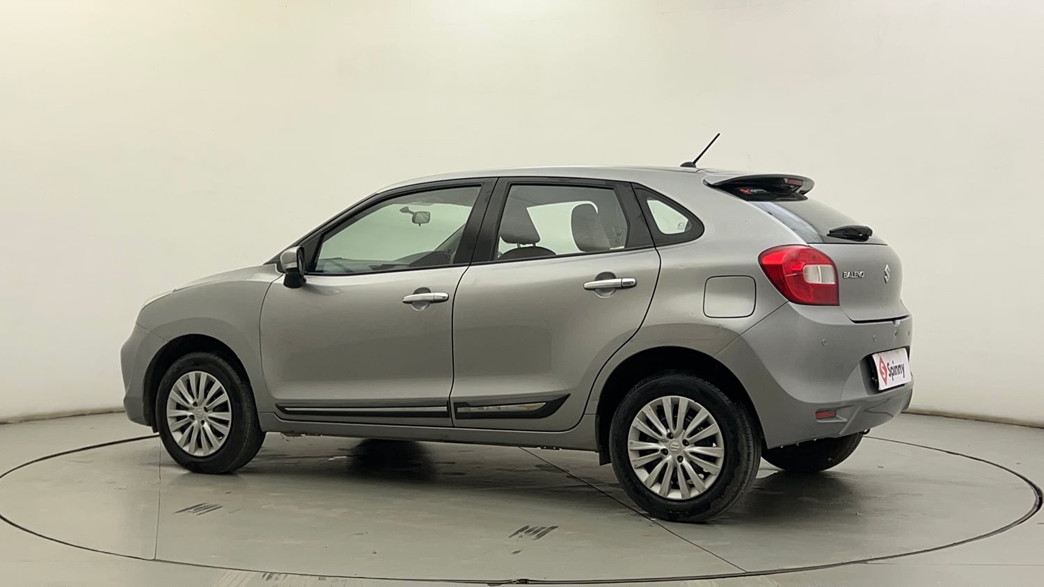 Used 2021 Maruti Suzuki Baleno Delta Petrol Manual exterior LEFT REAR CORNER VIEW