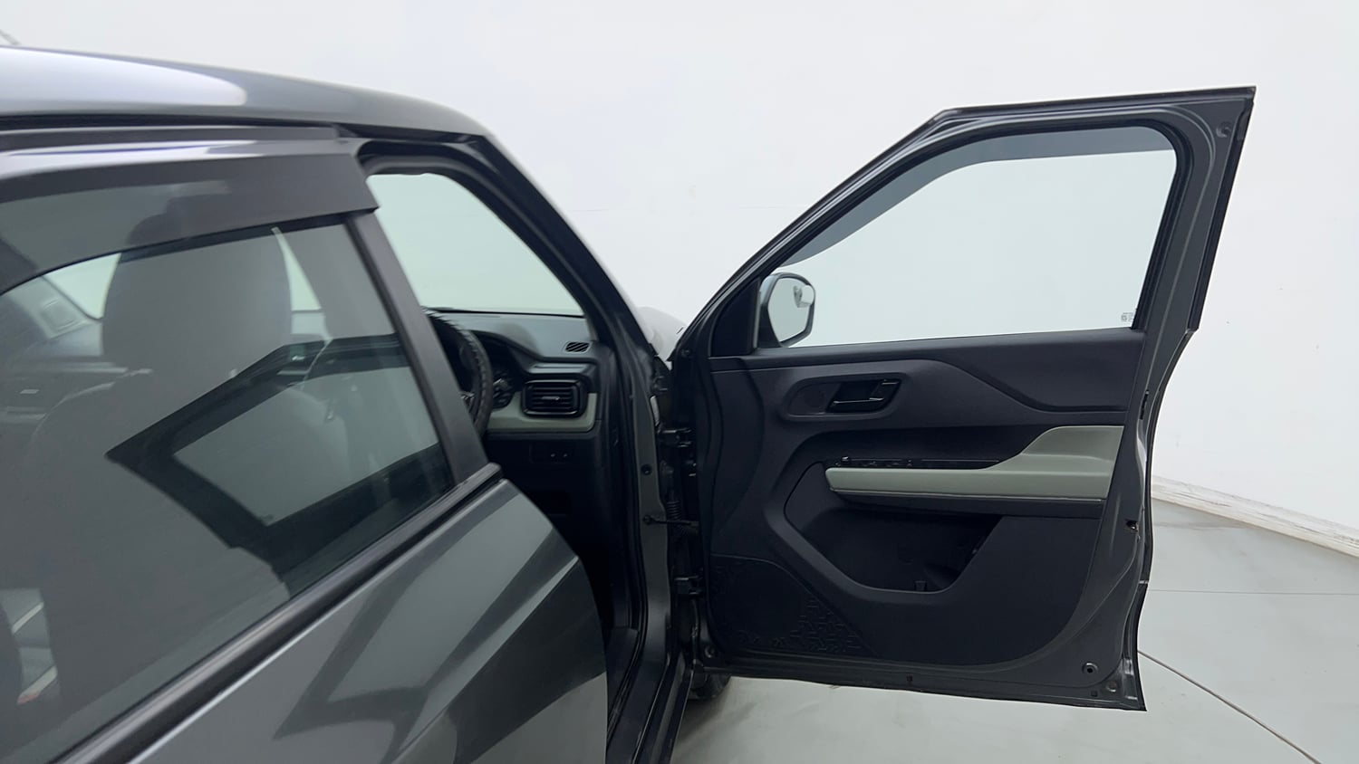 Used 2022 Tata Punch Adventure MT Petrol Manual interior RIGHT FRONT DOOR OPEN VIEW