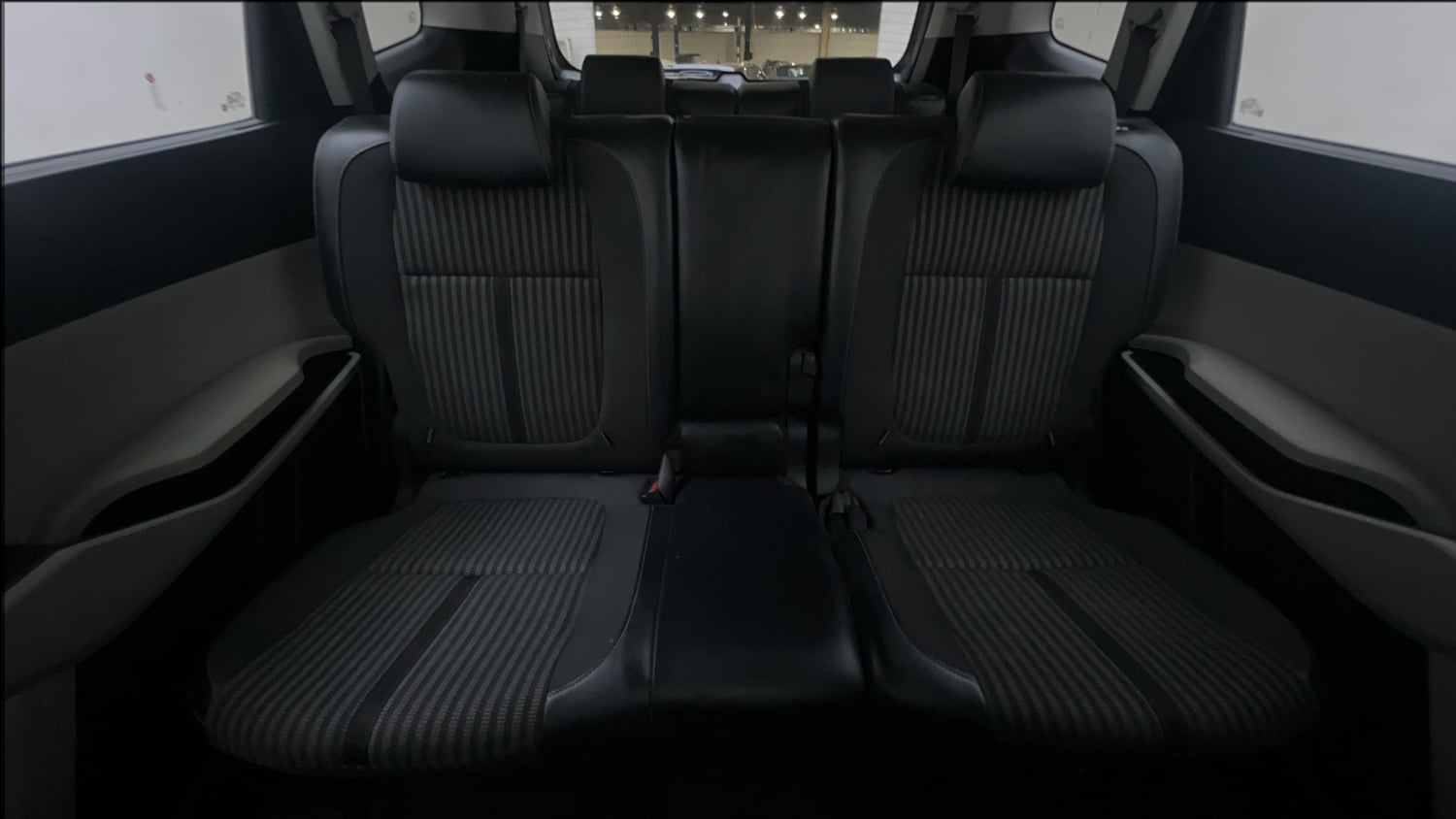Used 2023 Kia Carens Prestige Plus 1.4 Petrol MT 7 STR Petrol Manual interior REAR SEAT CONDITION VIEW