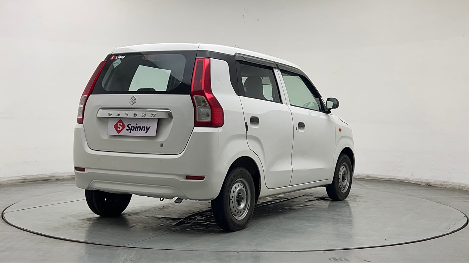 Used 2022 Maruti Suzuki Wagon R LXi (O) 1.0 CNG Cng Manual exterior RIGHT REAR CORNER VIEW