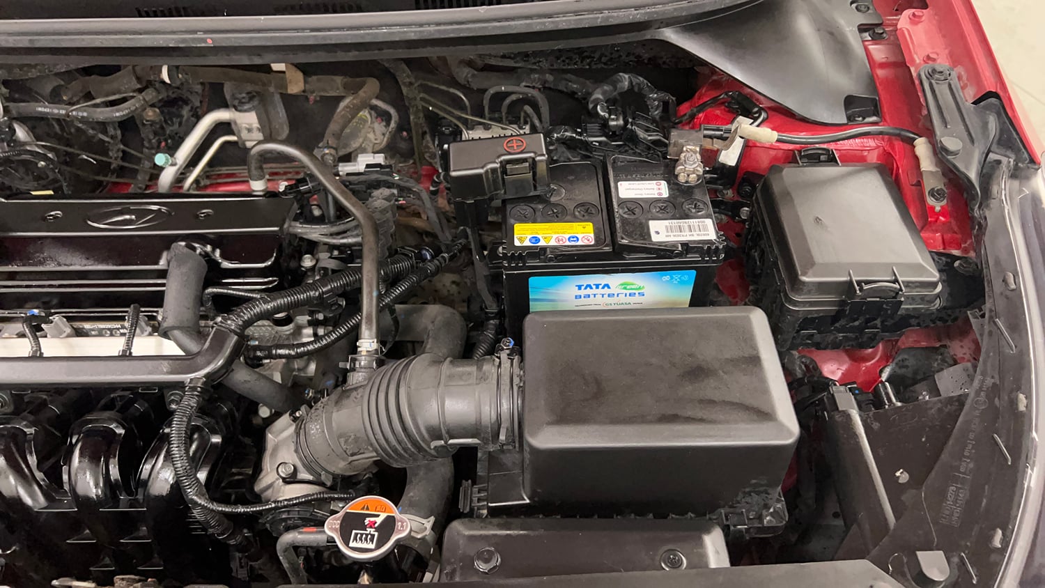 Used 2017 Hyundai Elite i20 Asta 1.2 Petrol Manual engine ENGINE LEFT SIDE VIEW