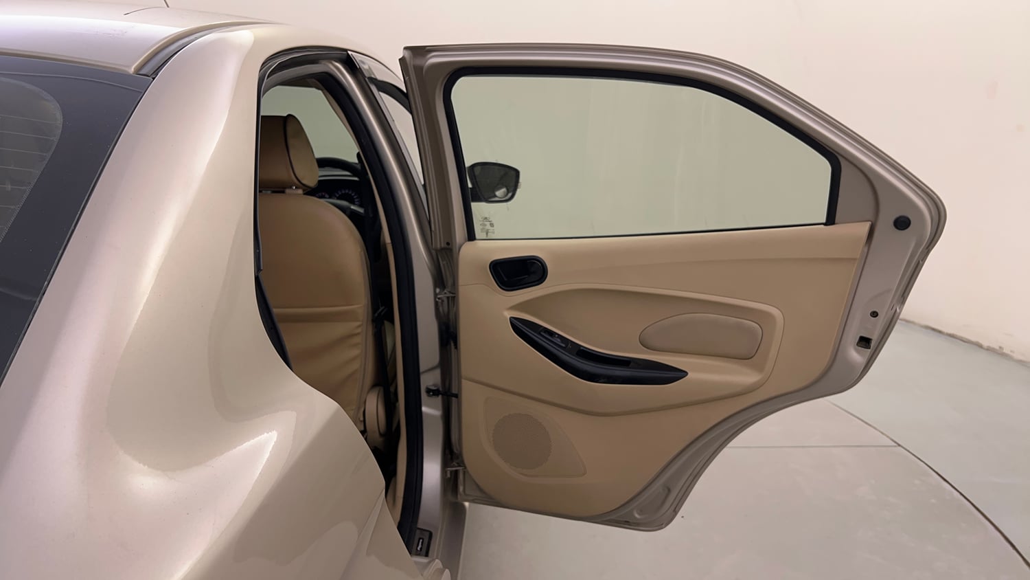 Used 2019 Ford Figo Aspire Titanium 1.2 Ti-VCT Petrol Manual interior RIGHT REAR DOOR OPEN VIEW