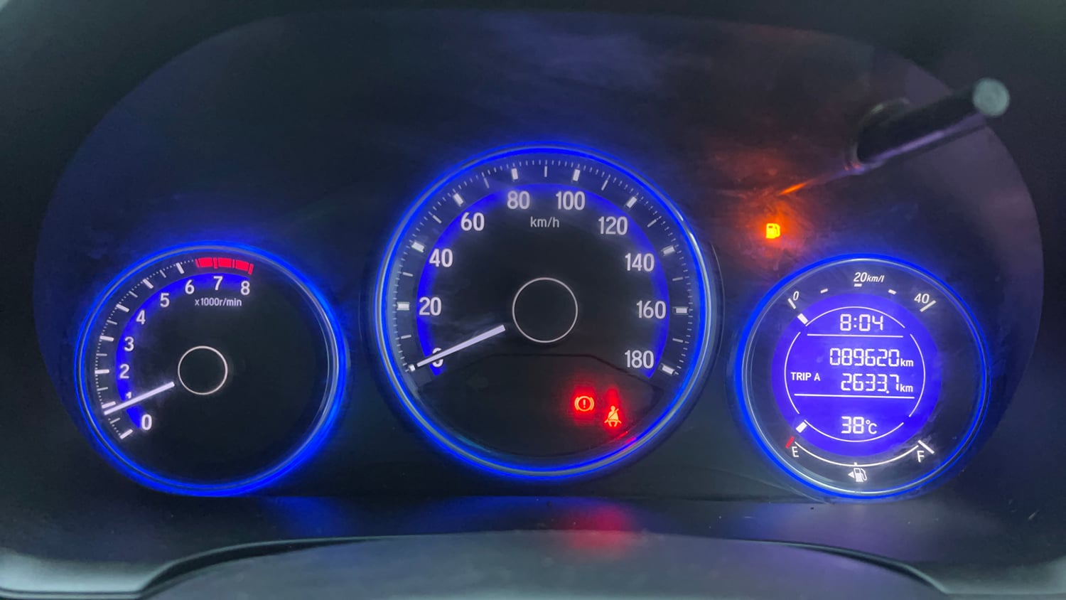 Used 2016 Honda Amaze 1.2 SX i-VTEC Petrol Manual interior CLUSTERMETER VIEW