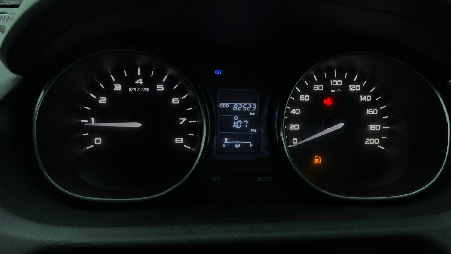 Used 2019 Tata Tiago XM CNG (Outside Fitted) Cng Manual interior CLUSTERMETER VIEW