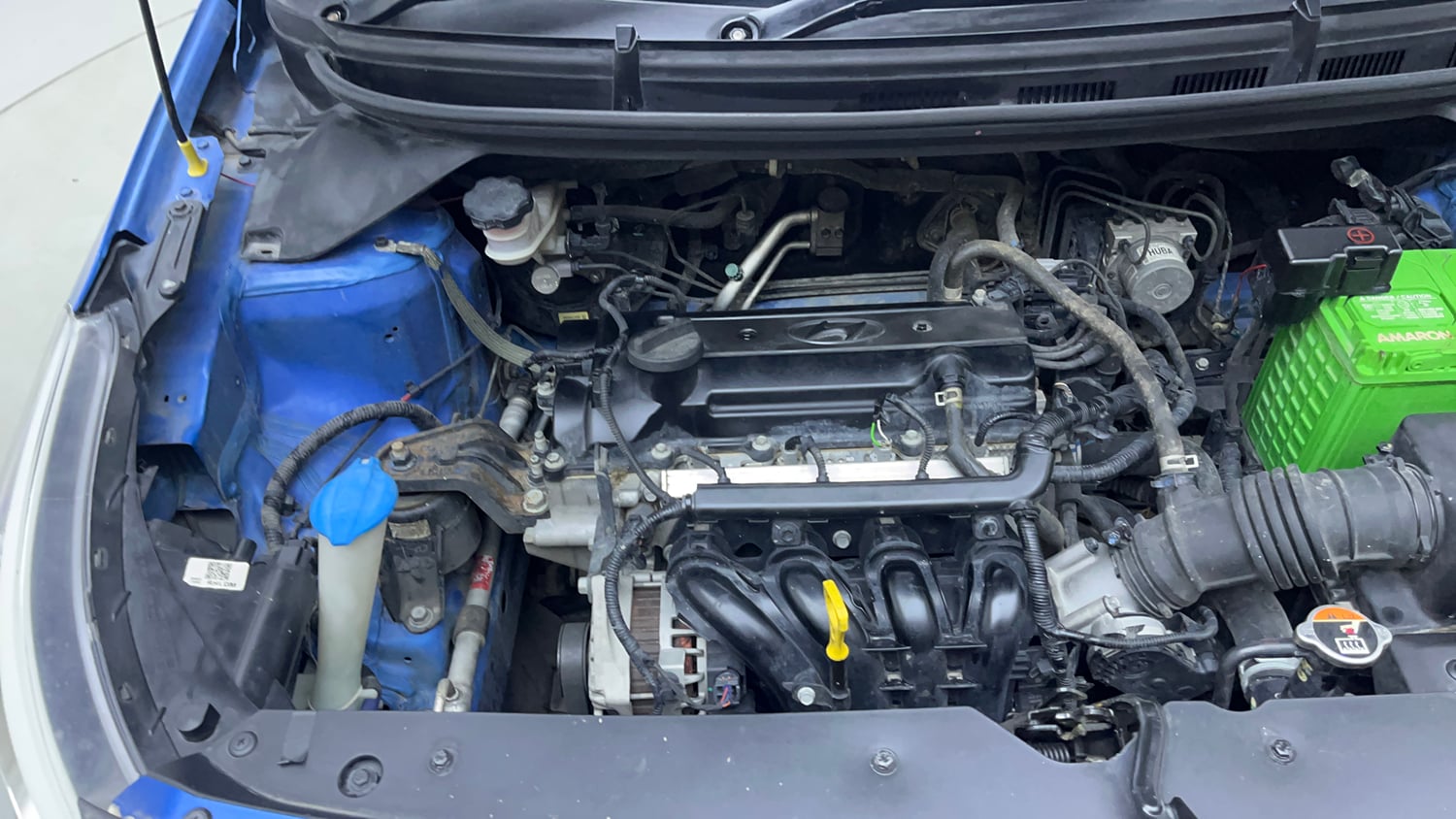 Used 2017 Hyundai Elite i20 Sportz 1.2 Petrol Manual engine ENGINE RIGHT SIDE VIEW