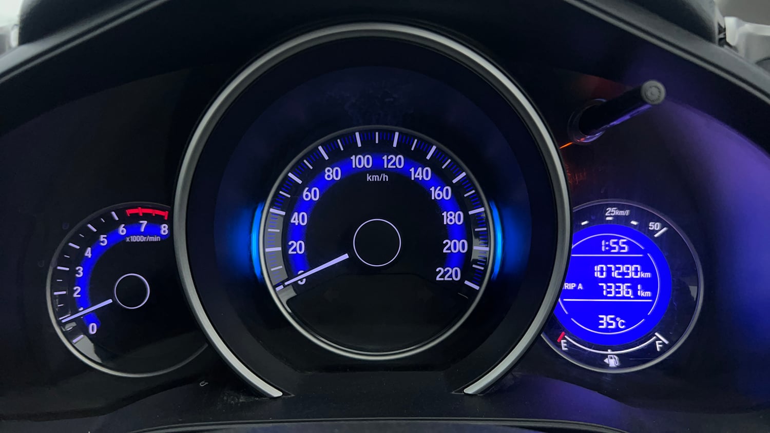 Used 2016 Honda Jazz VX Petrol Petrol Manual interior CLUSTERMETER VIEW