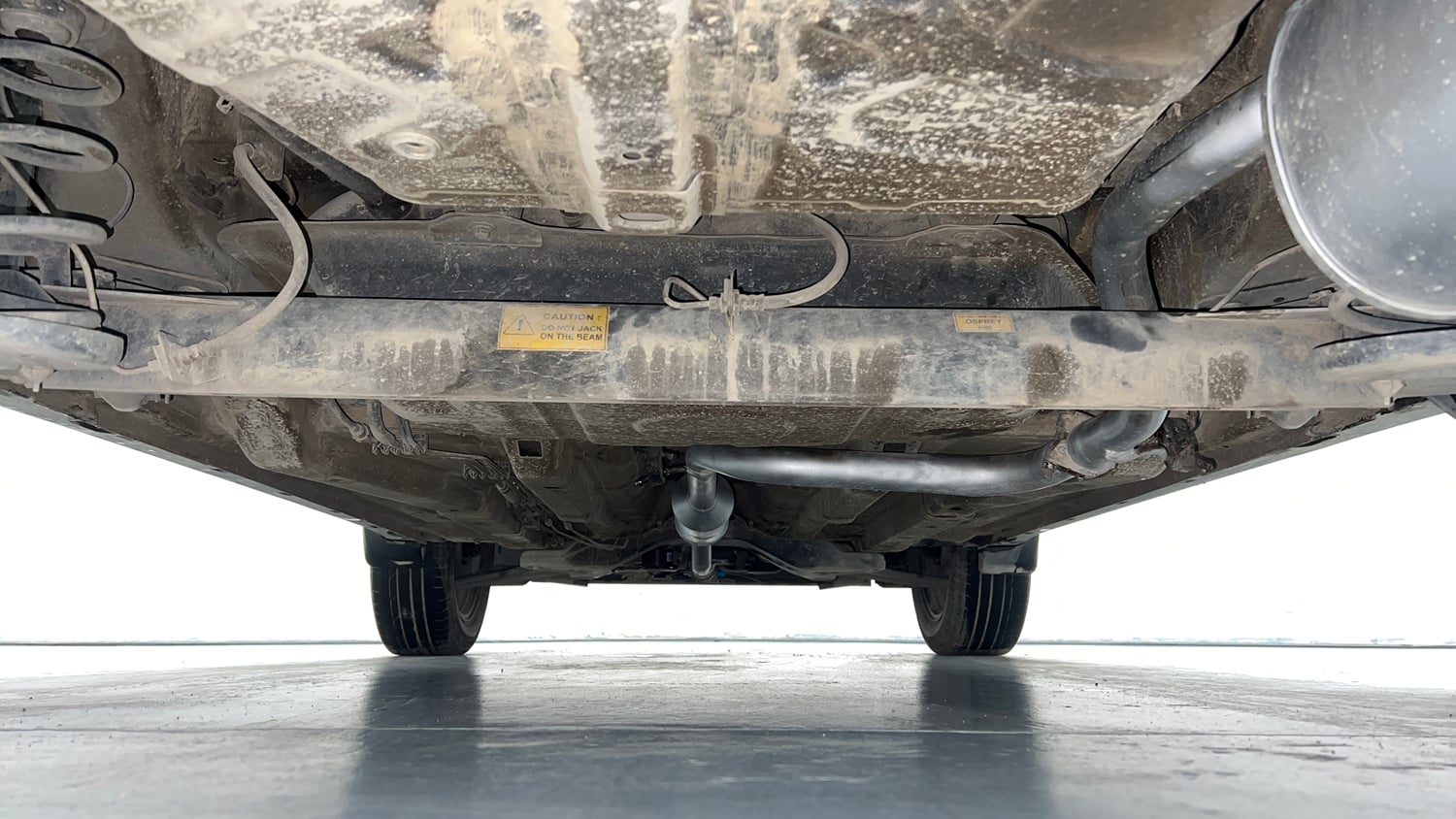 Used 2018 Tata Nexon XZ Plus Petrol Manual extra REAR UNDERBODY VIEW (TAKEN FROM REAR)