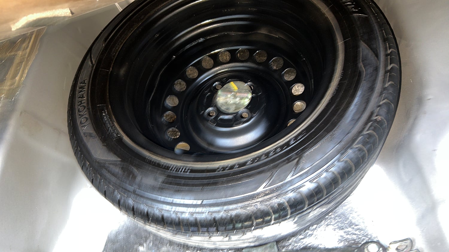 Used 2015 Honda City SV CVT Petrol Automatic tyres SPARE TYRE VIEW