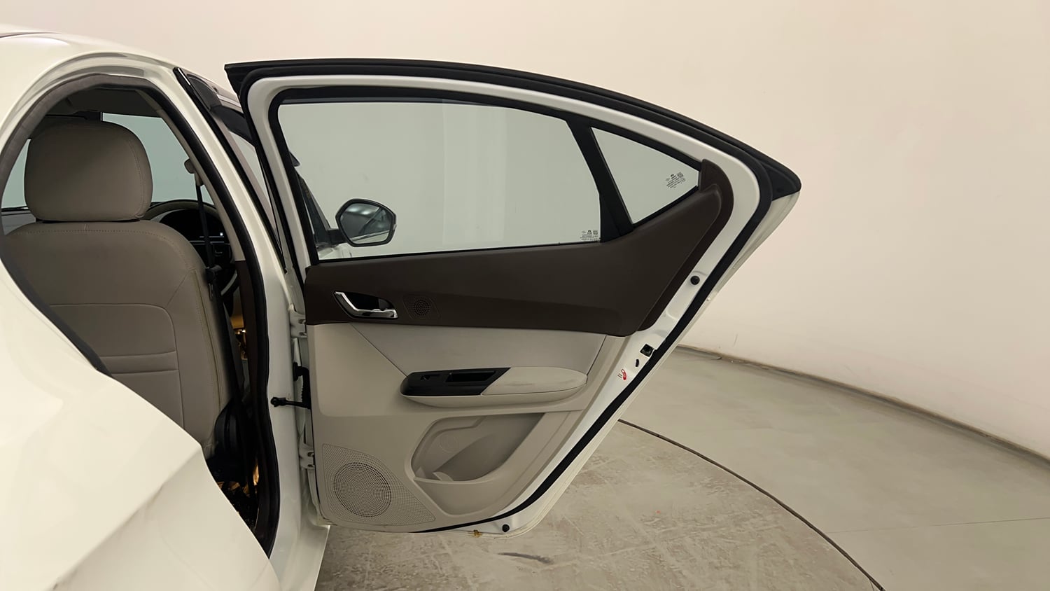Used 2025 Tata Tigor XZA Plus iCNG Cng Automatic interior RIGHT REAR DOOR OPEN VIEW