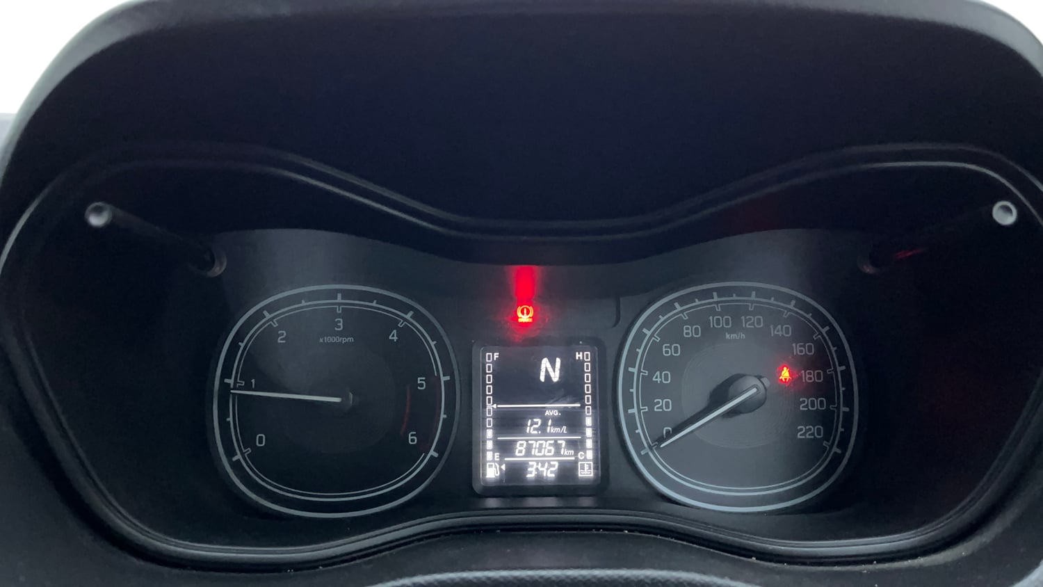Used 2019 maruti-suzuki Vitara Brezza VDi AGS Diesel Automatic interior CLUSTERMETER VIEW