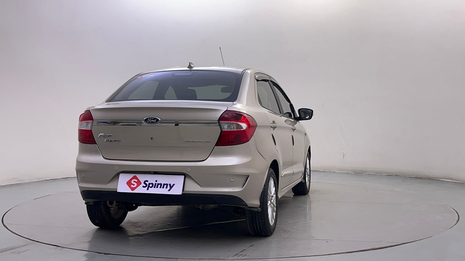 Used 2019 Ford Figo Aspire Titanium 1.2 Ti-VCT Petrol Manual exterior RIGHT REAR CORNER VIEW
