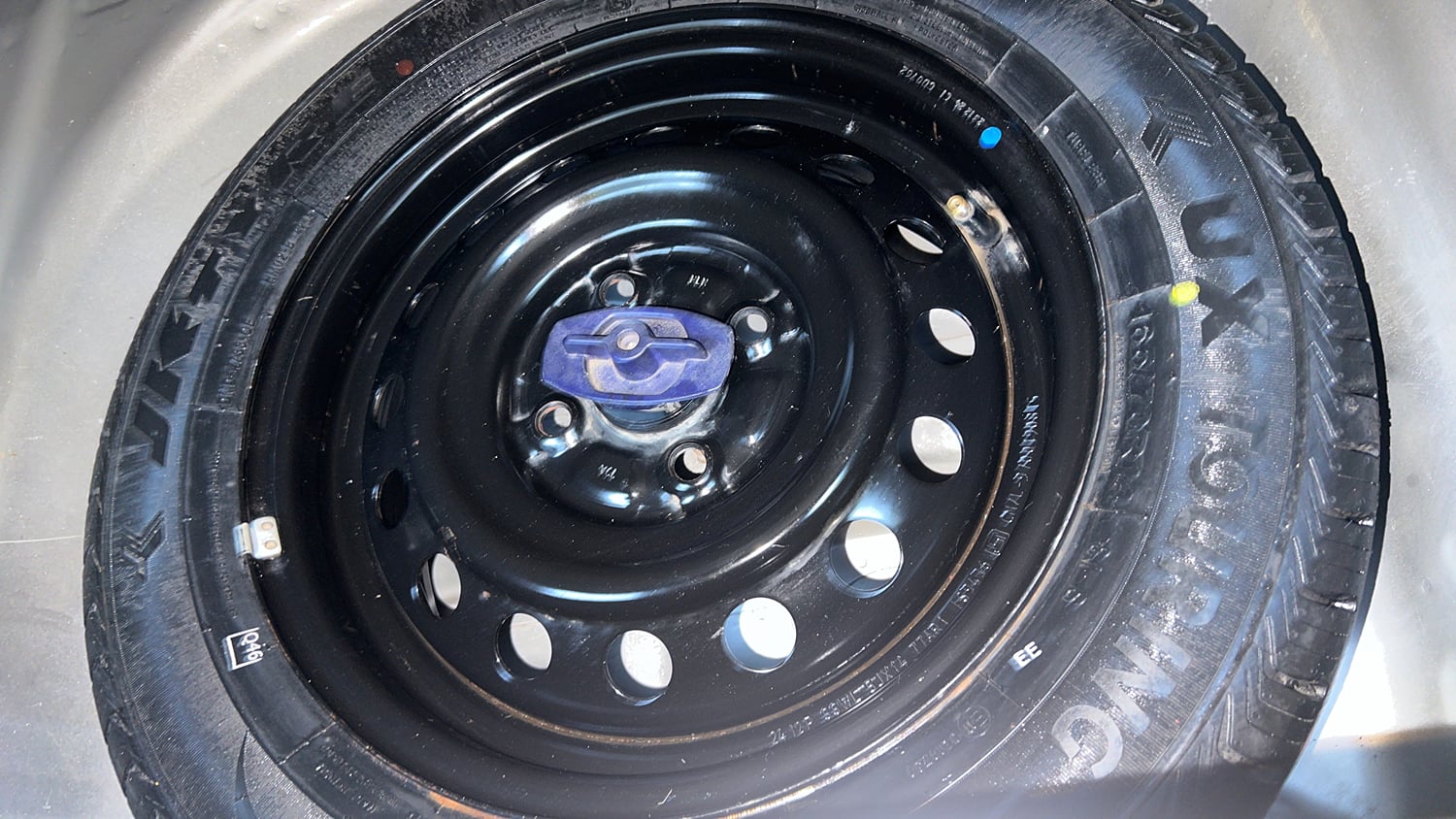 Used 2019 Maruti Suzuki Wagon R ZXi 1.2 Petrol Manual tyres SPARE TYRE VIEW