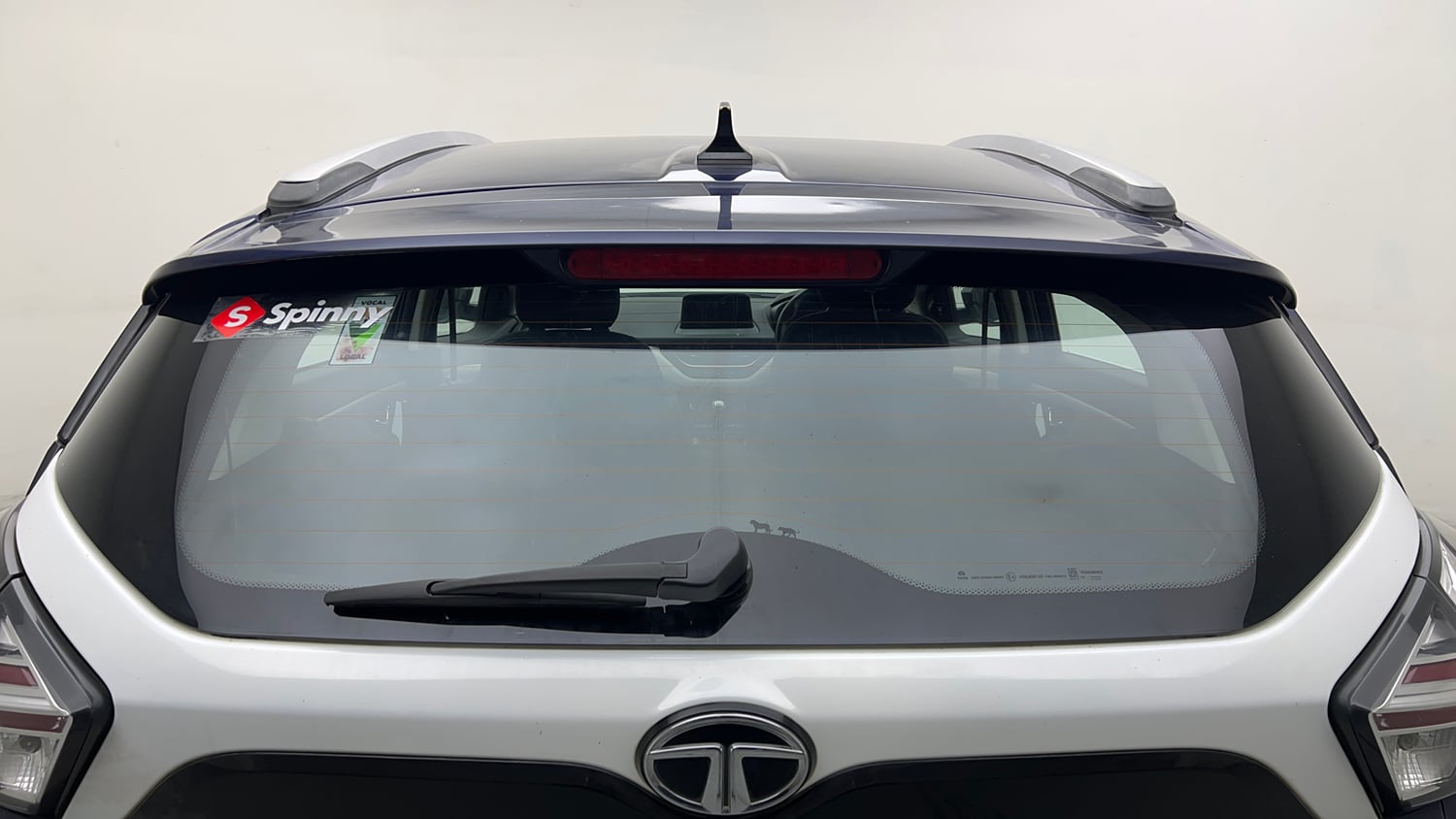 Used 2022 Tata Nexon XZ Plus (HS) Petrol Manual exterior BACK WINDSHIELD VIEW