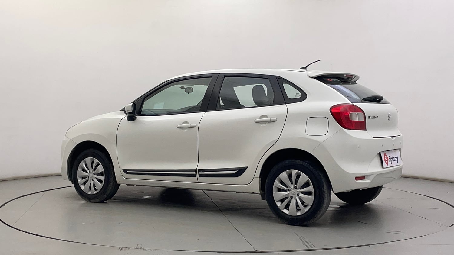 Used 2017 Maruti Suzuki Baleno Delta 1.2 Petrol Manual exterior LEFT REAR CORNER VIEW