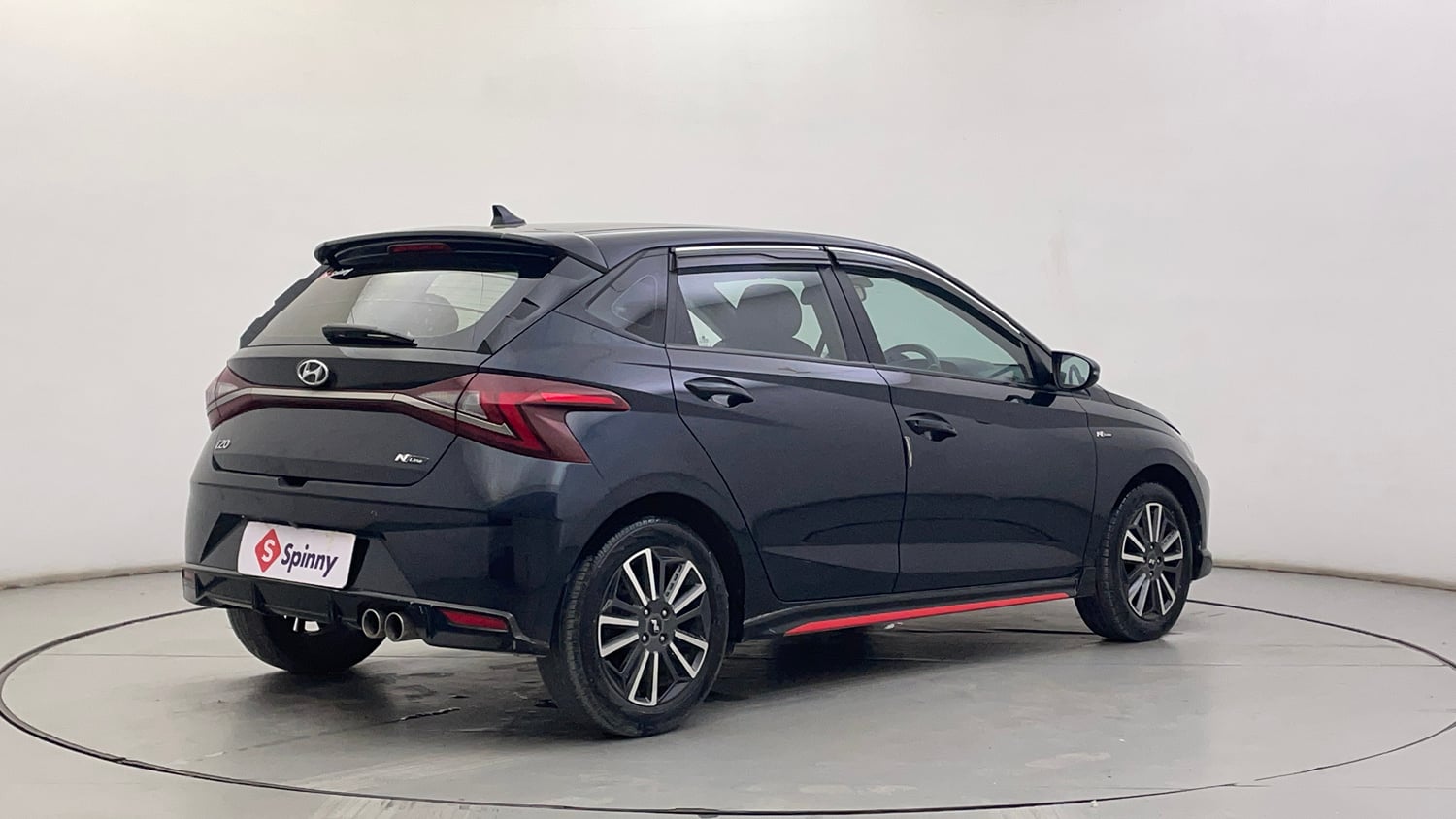 Used 2023 Hyundai i20 N Line N8 1.0 Turbo DCT Petrol Automatic exterior RIGHT REAR CORNER VIEW