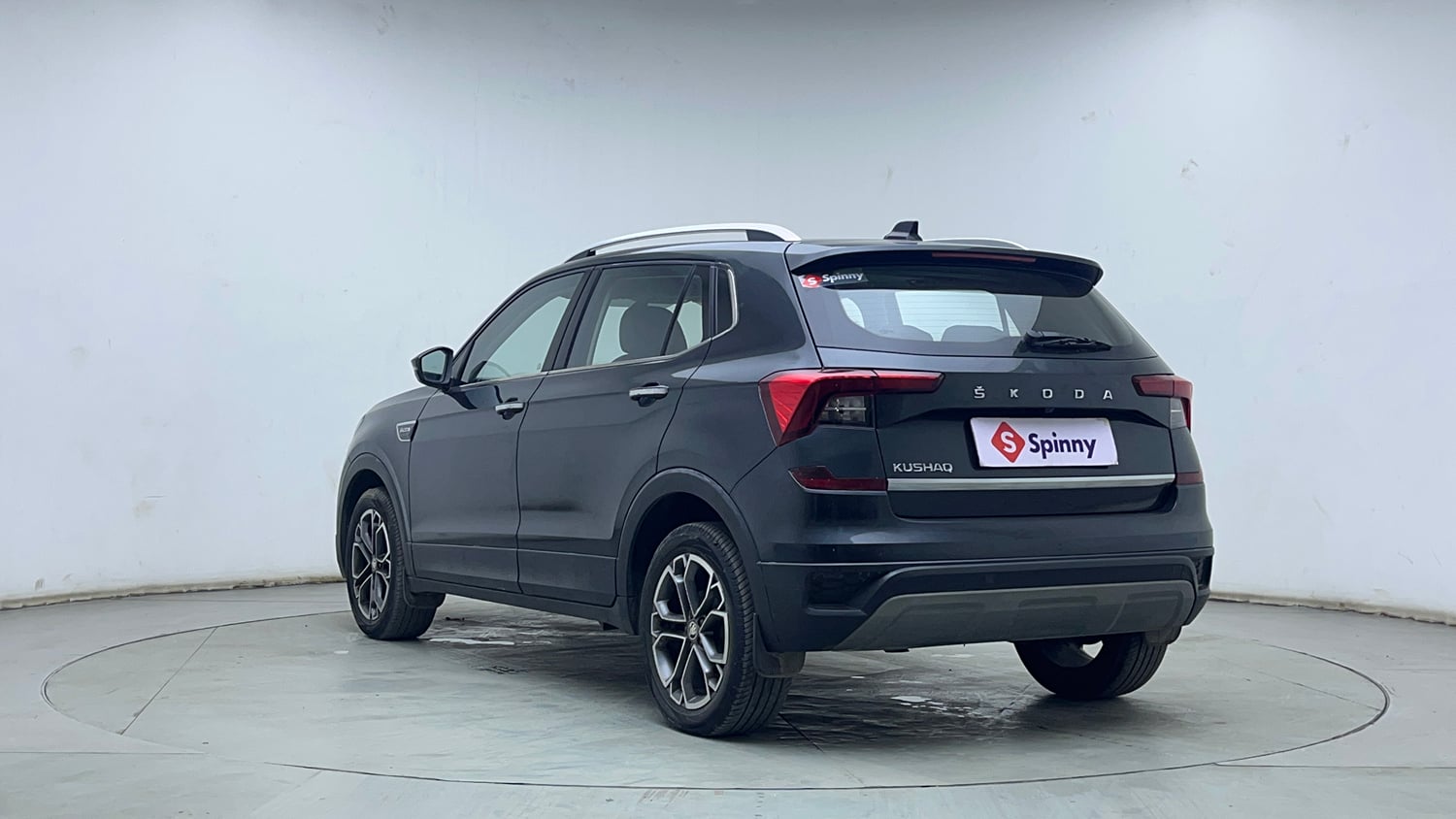 Used 2023 Skoda Kushaq Style 1.0L TSI MT Petrol Manual exterior LEFT REAR CORNER VIEW