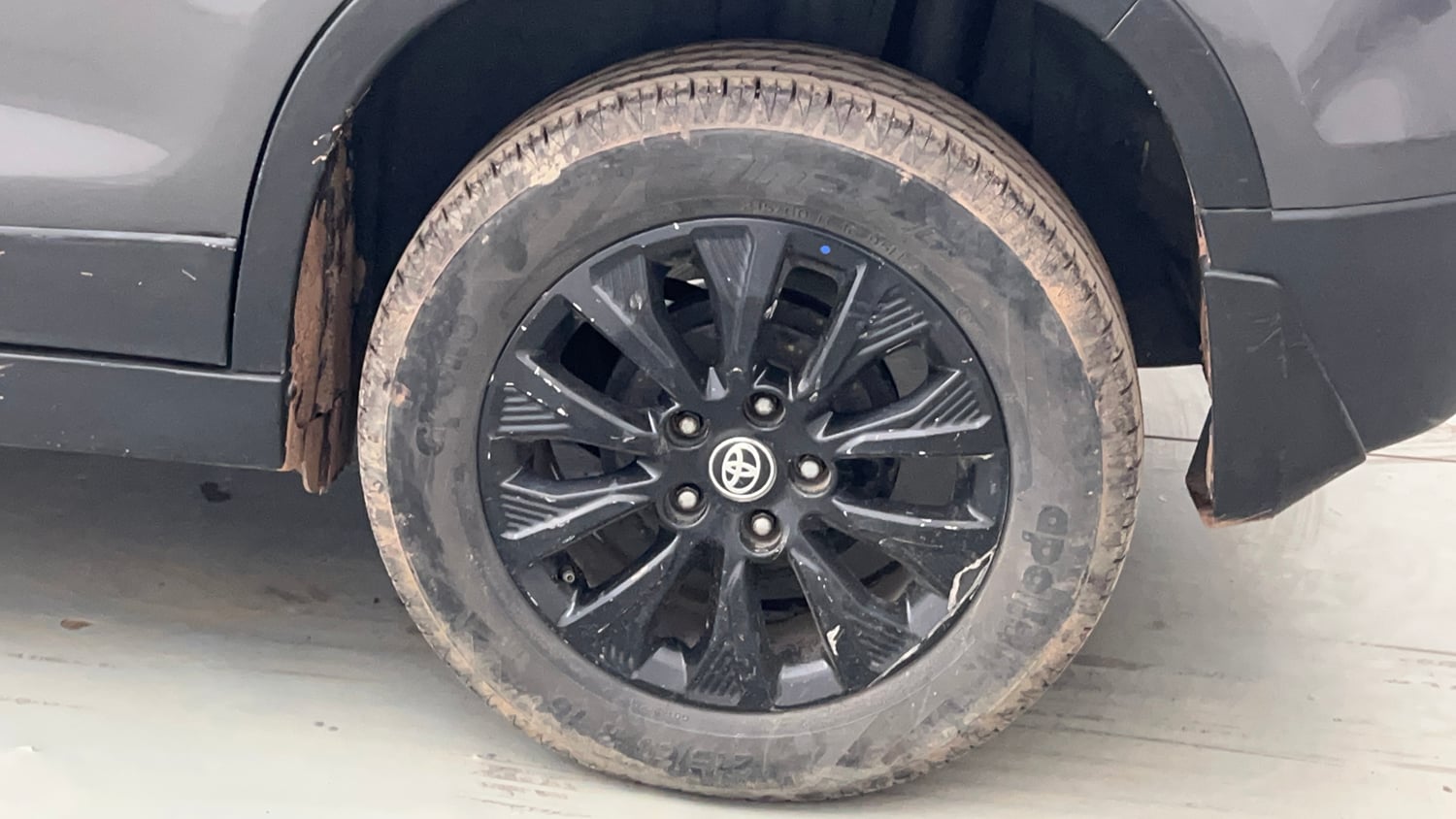 Used 2022 Toyota Urban Cruiser High Grade MT Petrol Manual tyres LEFT REAR TYRE RIM VIEW