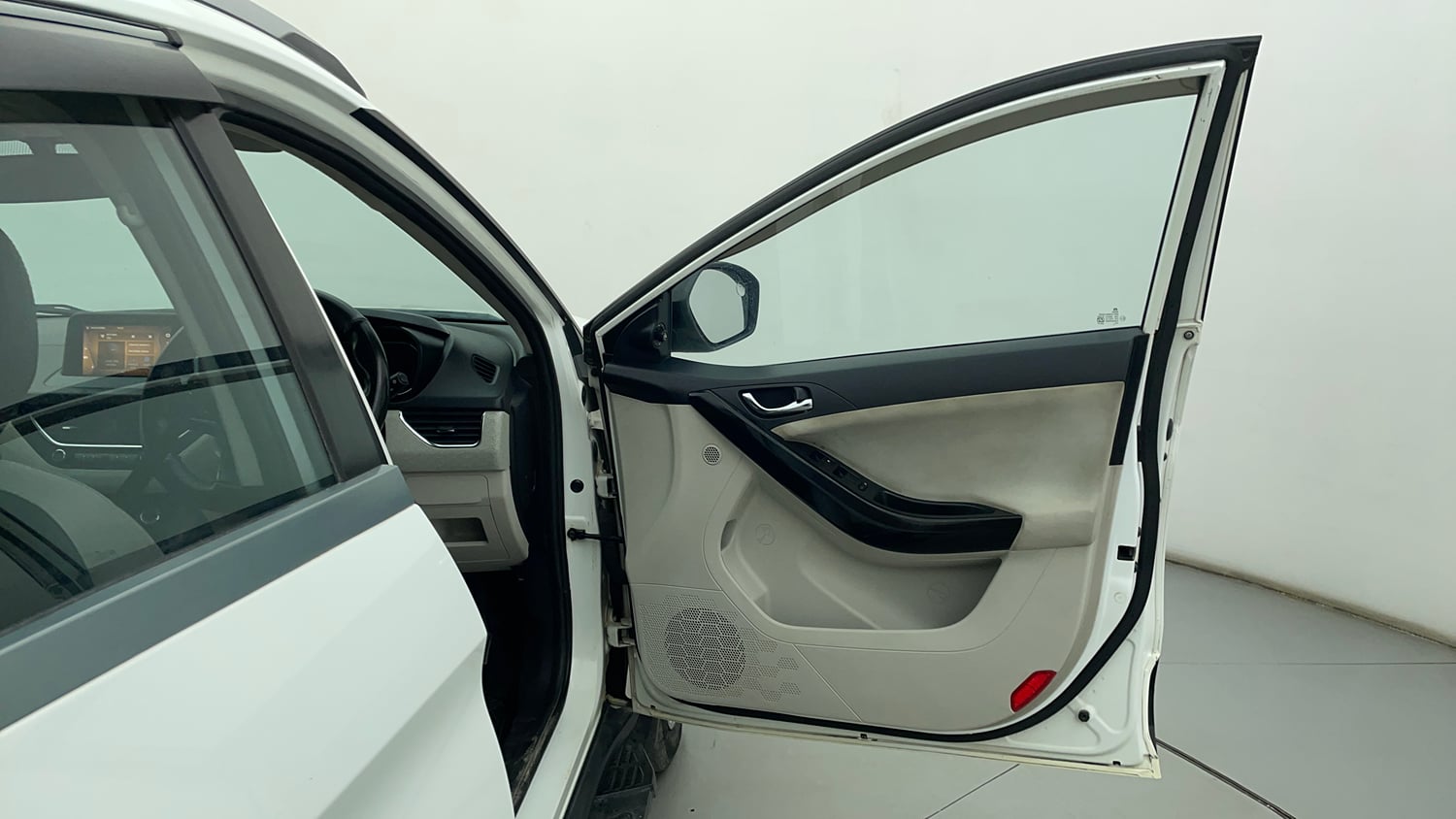 Used 2021 Tata Nexon XZ Petrol Manual interior RIGHT FRONT DOOR OPEN VIEW