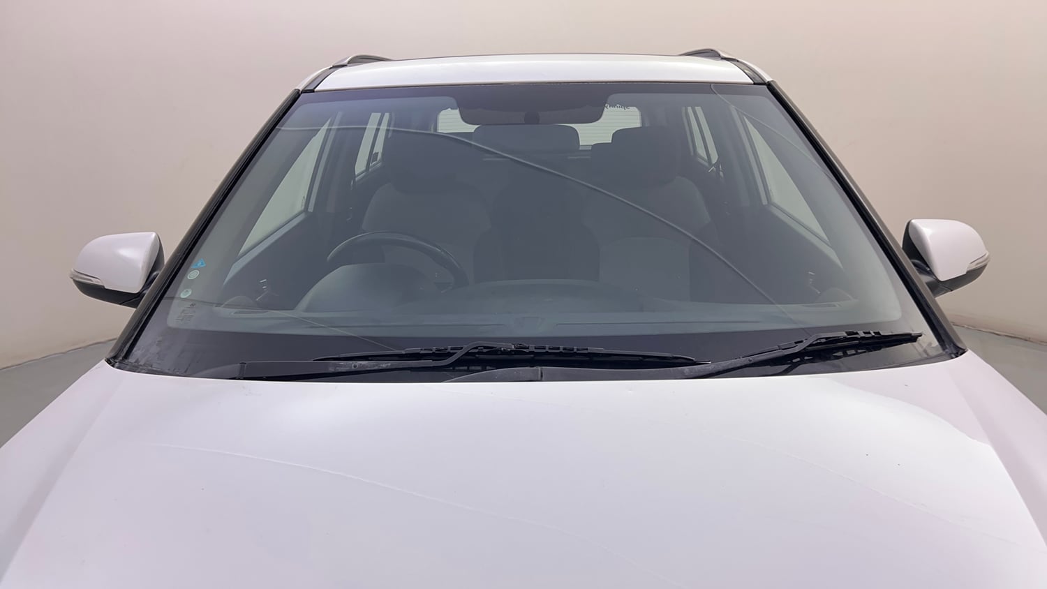 Used 2018 Hyundai Creta SX 1.6 AT Petrol Petrol Automatic exterior FRONT WINDSHIELD VIEW