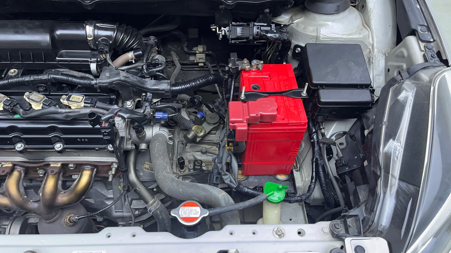 Used 2016 Maruti Suzuki Baleno Alpha 1.2 Petrol Manual engine ENGINE LEFT SIDE VIEW