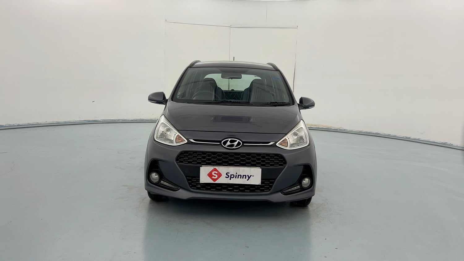 Used 2019 Hyundai Grand i10 Sportz AT 1.2 Kappa VTVT Petrol Automatic exterior FRONT VIEW