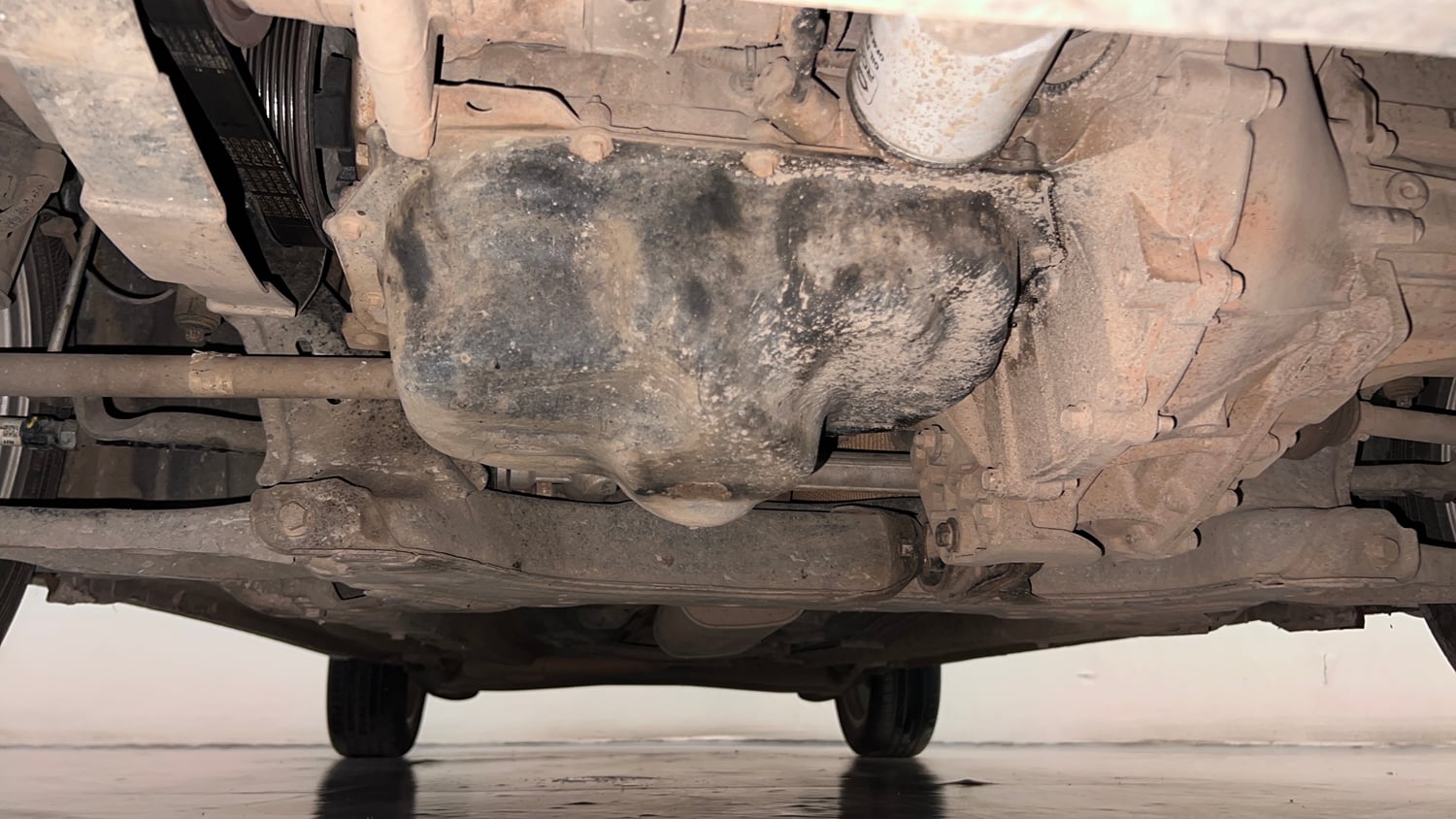 Used 2019 Ford Figo Aspire Titanium 1.2 Ti-VCT Petrol Manual extra FRONT LEFT UNDERBODY VIEW