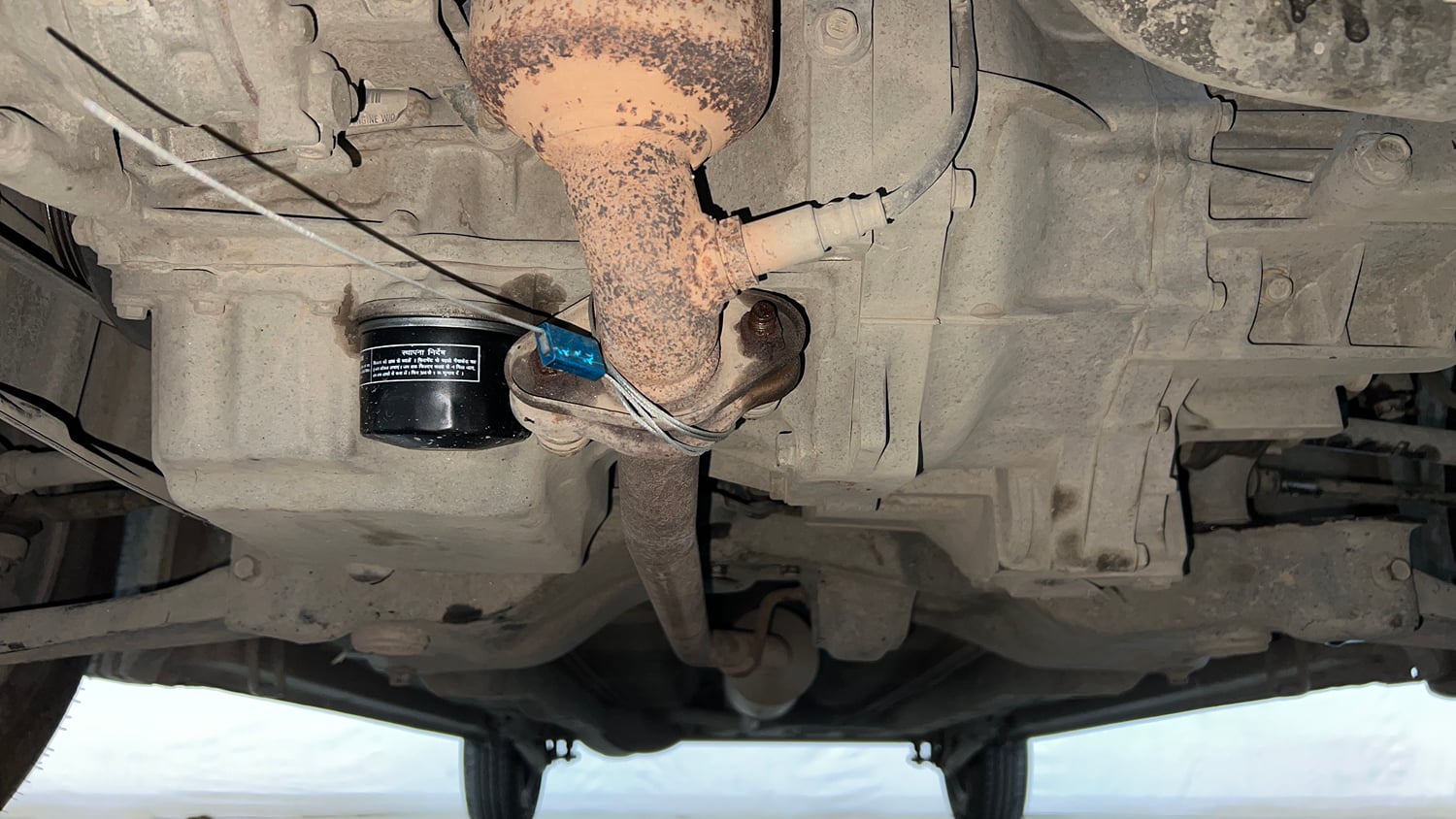 Used 2016 Maruti Suzuki Wagon R LXI Petrol Manual extra FRONT LEFT UNDERBODY VIEW