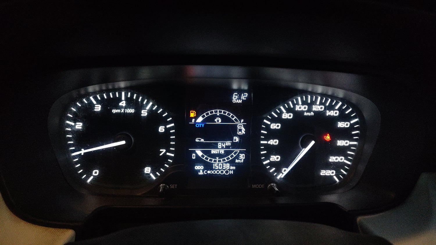 Used 2022 Tata Punch Pure MT Petrol Manual interior CLUSTERMETER VIEW