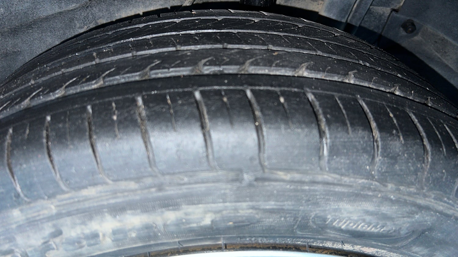Used 2019 Tata Nexon XM Petrol Manual tyres LEFT REAR TYRE TREAD VIEW