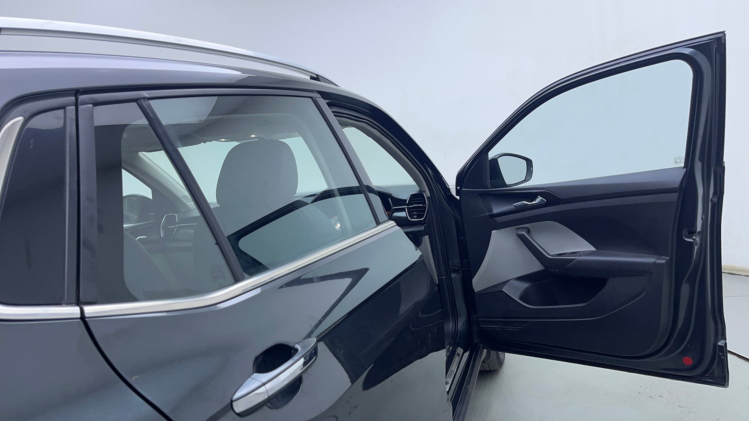 Used 2023 Skoda Kushaq Style 1.0L TSI MT Petrol Manual interior RIGHT FRONT DOOR OPEN VIEW