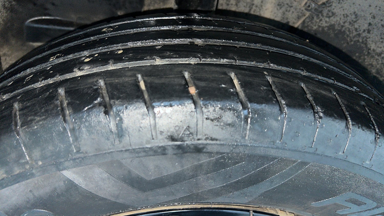 Used 2022 Tata Punch Adventure MT Petrol Manual tyres RIGHT REAR TYRE TREAD VIEW