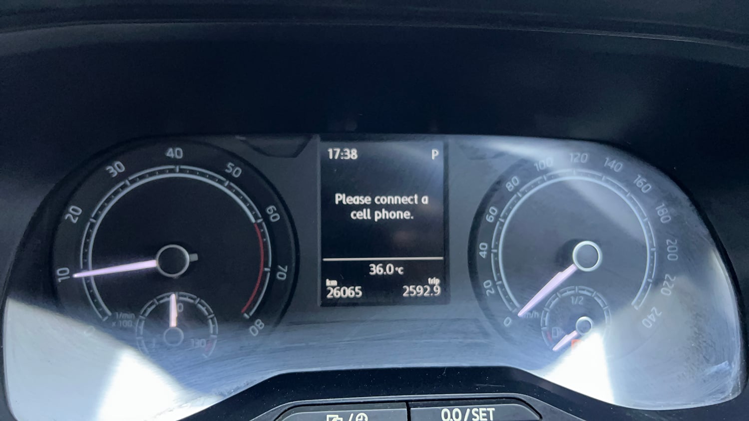 Used 2021 Skoda Kushaq Ambition 1.0L TSI AT Petrol Automatic interior CLUSTERMETER VIEW