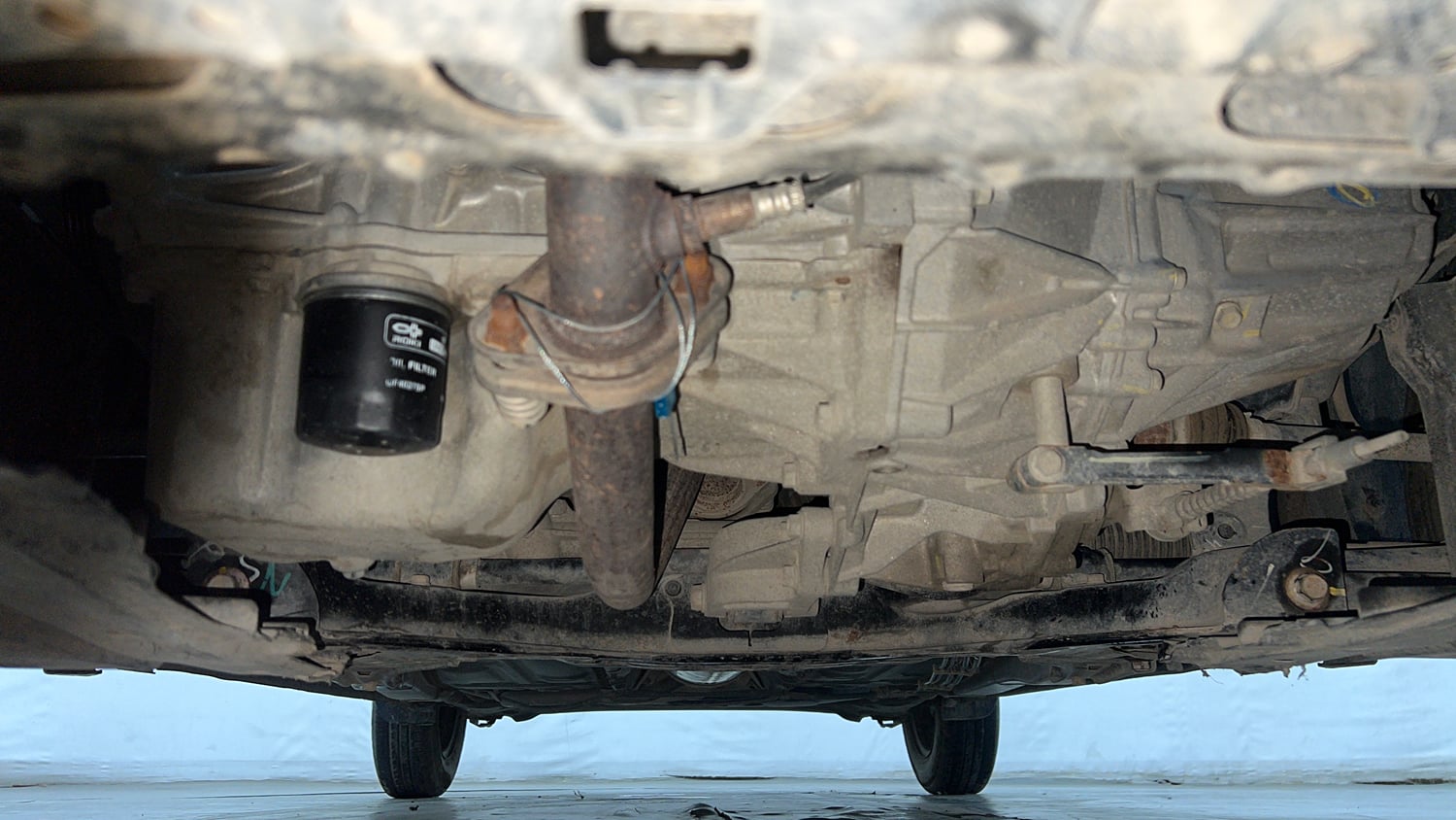 Used 2018 Maruti Suzuki Swift LXi Petrol Manual extra FRONT LEFT UNDERBODY VIEW