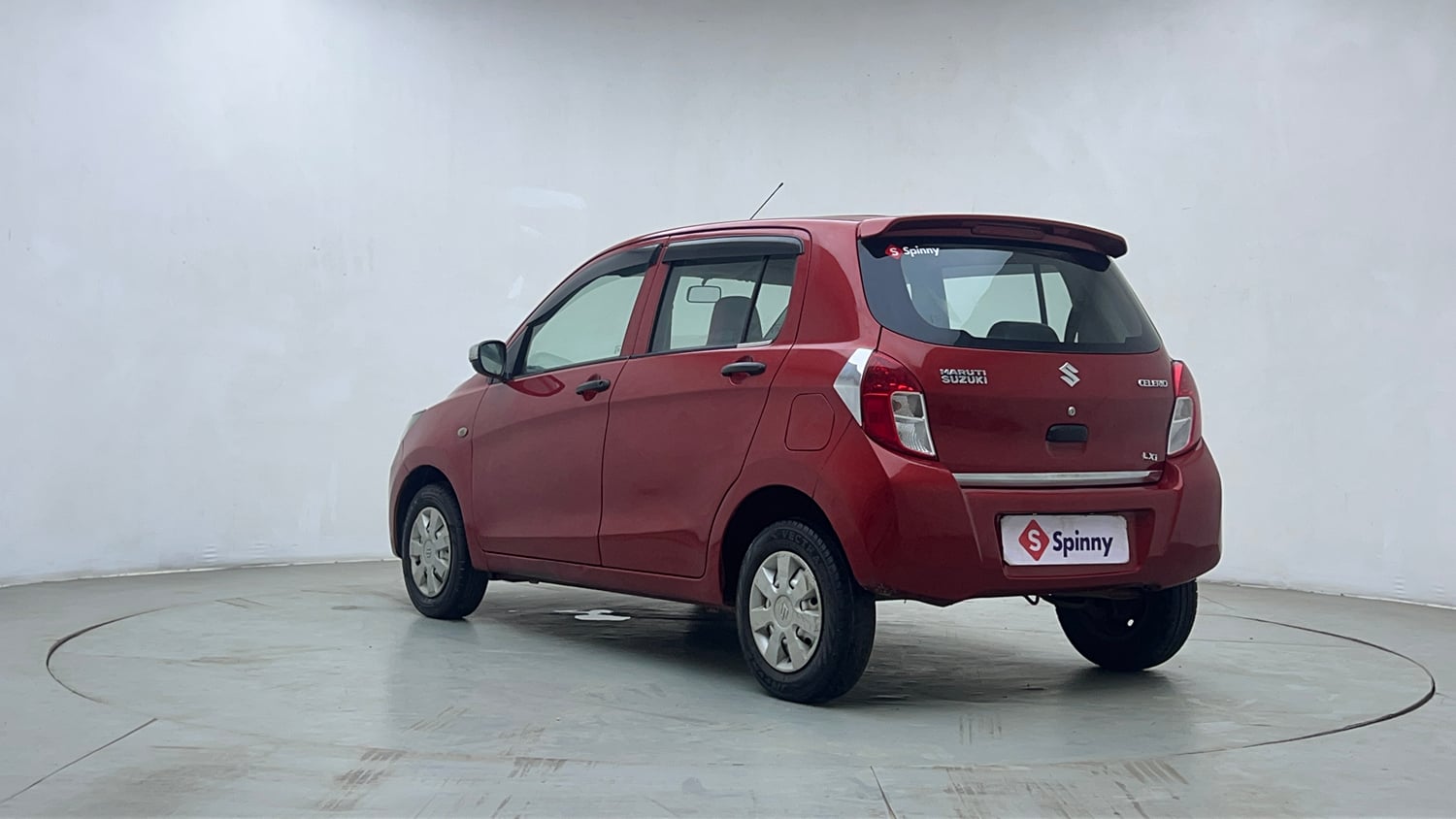 Used 2014 Maruti Suzuki Celerio LXi Petrol Manual exterior LEFT REAR CORNER VIEW