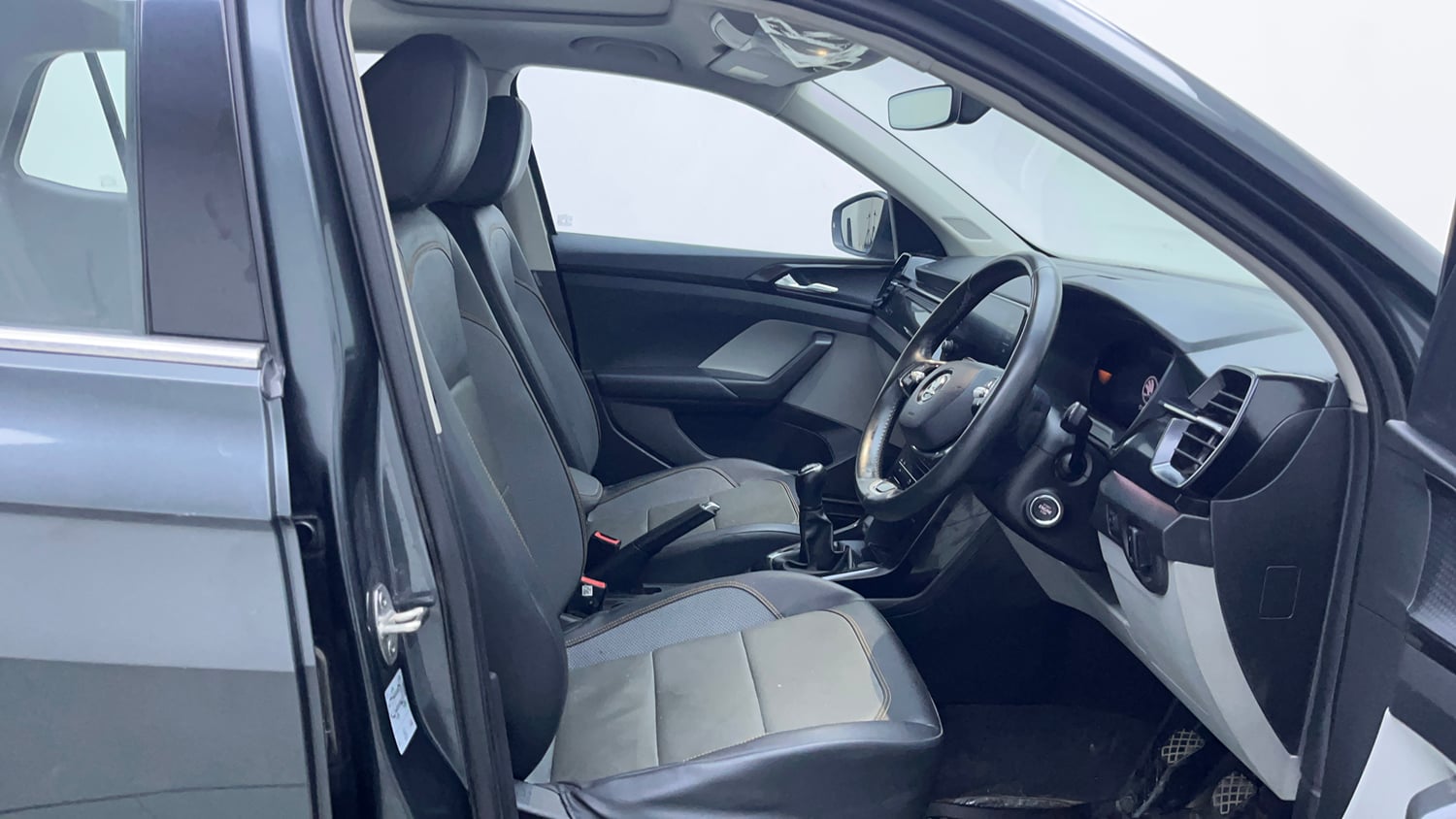 Used 2023 Skoda Kushaq Style 1.0L TSI MT Petrol Manual interior RIGHT SIDE FRONT DOOR CABIN VIEW