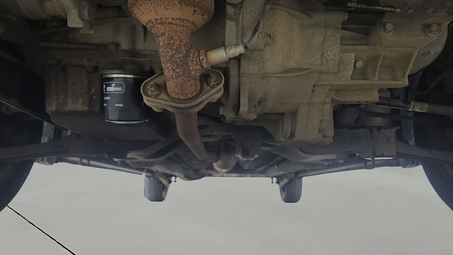 Used 2017 Maruti Suzuki Wagon R VXI Petrol Manual extra FRONT LEFT UNDERBODY VIEW