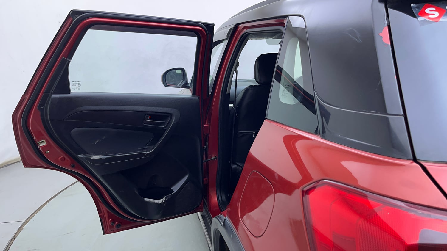 Used 2019 maruti-suzuki Vitara Brezza VDi AGS Diesel Automatic interior LEFT REAR DOOR OPEN VIEW