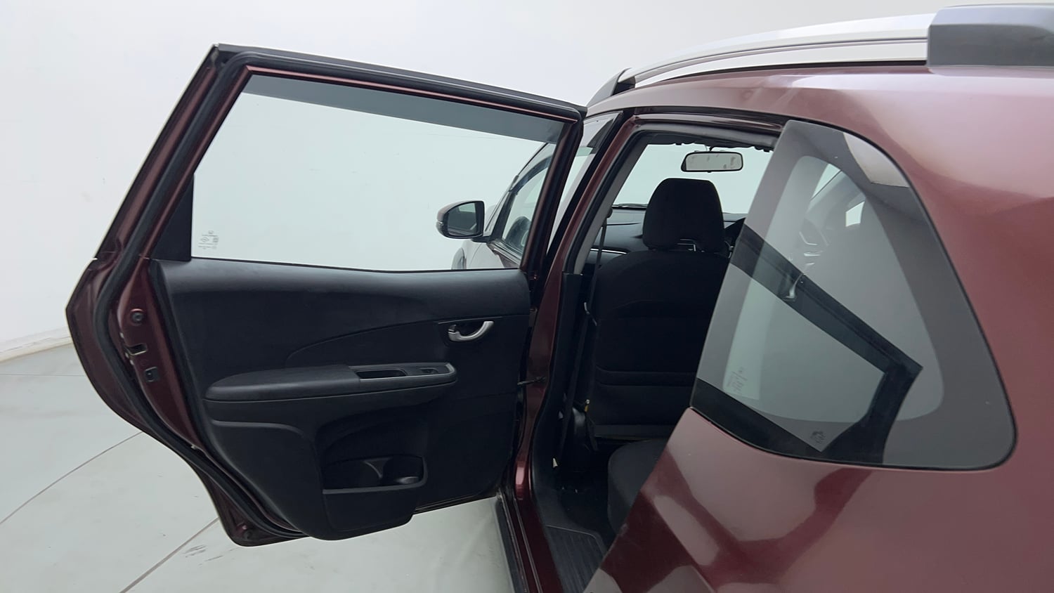 Used 2016 Honda BR-V V CVT Petrol Petrol Automatic interior LEFT REAR DOOR OPEN VIEW