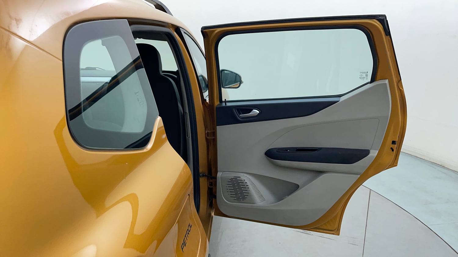 Used 2020 Renault Triber RXZ EASY-R AMT Petrol Automatic interior RIGHT REAR DOOR OPEN VIEW