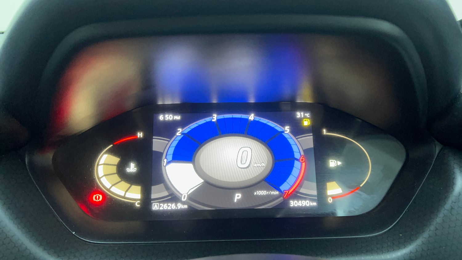 Used 2023 Nissan Magnite XV Premium Turbo CVT Dual Tone Petrol Automatic interior CLUSTERMETER VIEW