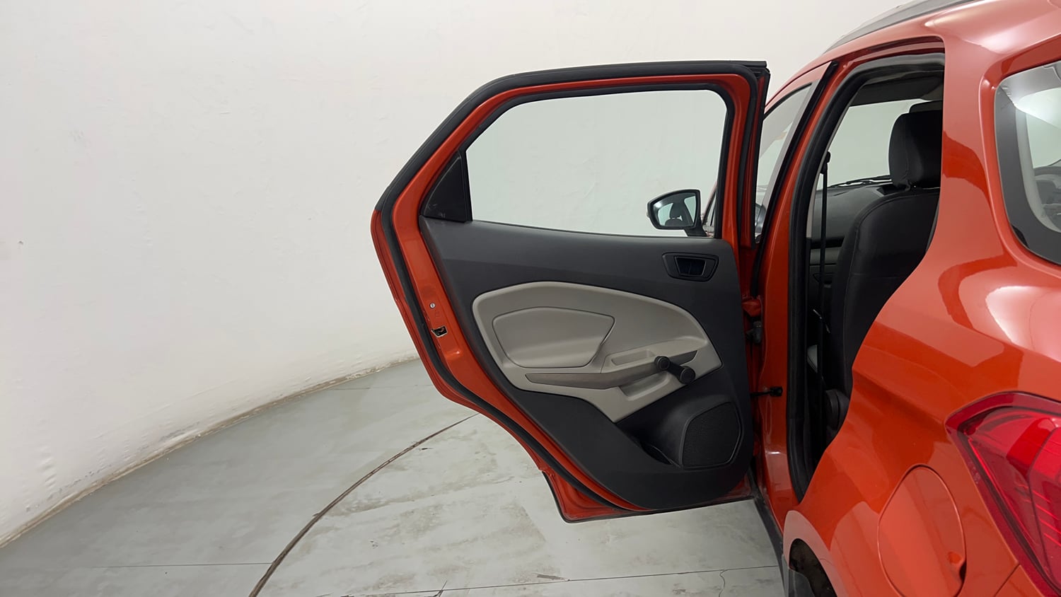 Used 2014 Ford EcoSport Ambiente 1.5 TDCi Diesel Manual interior LEFT REAR DOOR OPEN VIEW