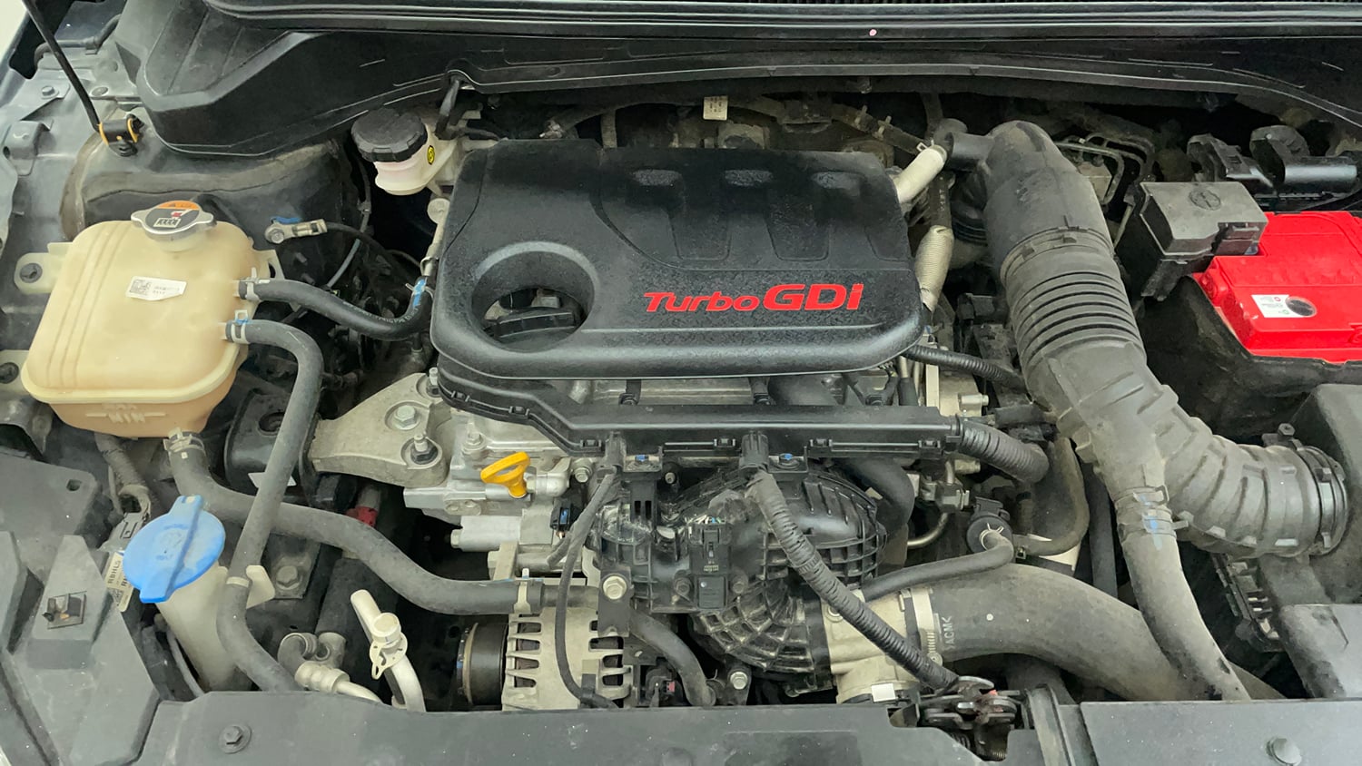 Used 2023 Hyundai i20 N Line N8 1.0 Turbo DCT Petrol Automatic engine ENGINE RIGHT SIDE VIEW