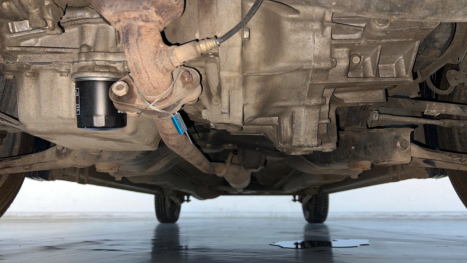 Used 2017 Maruti Suzuki Wagon R VXI Petrol Manual extra FRONT LEFT UNDERBODY VIEW