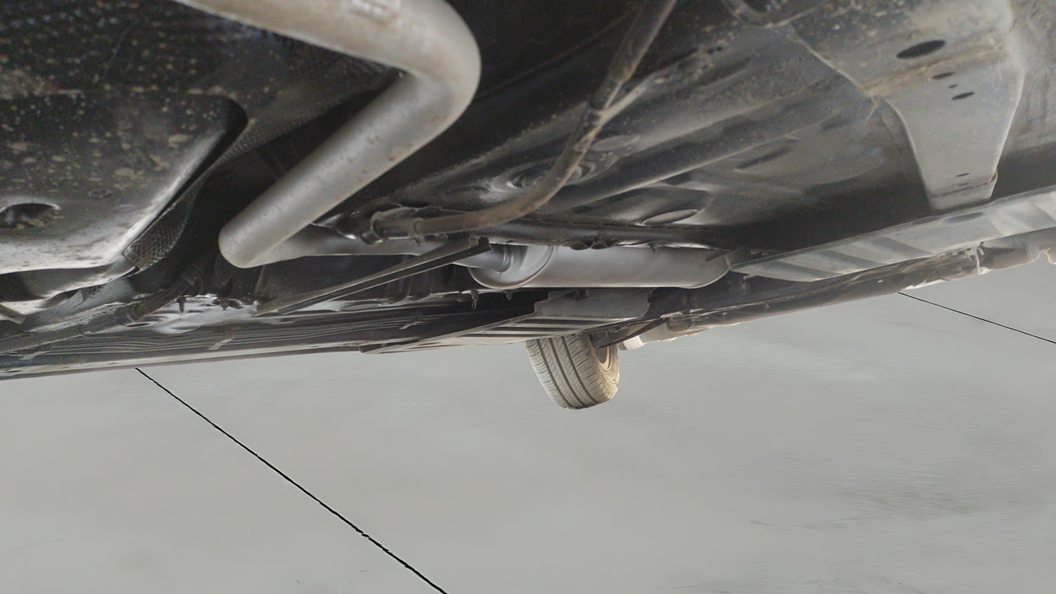 Used 2021 Maruti Suzuki Dzire ZXi Plus Petrol Manual extra REAR RIGHT UNDERBODY VIEW