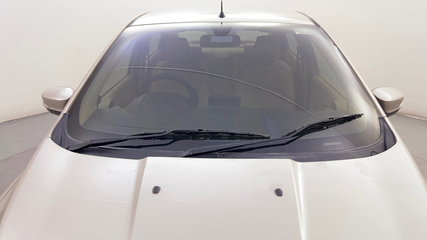 Used 2019 Ford Figo Aspire Titanium 1.2 Ti-VCT Petrol Manual exterior FRONT WINDSHIELD VIEW