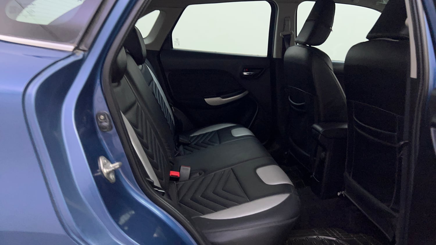 Used 2016 Maruti Suzuki Baleno Alpha 1.2 Petrol Manual interior RIGHT SIDE REAR DOOR CABIN VIEW