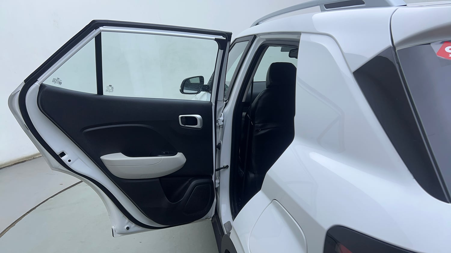 Used 2025 Hyundai Venue SX 1.2 Petrol Petrol Manual interior LEFT REAR DOOR OPEN VIEW