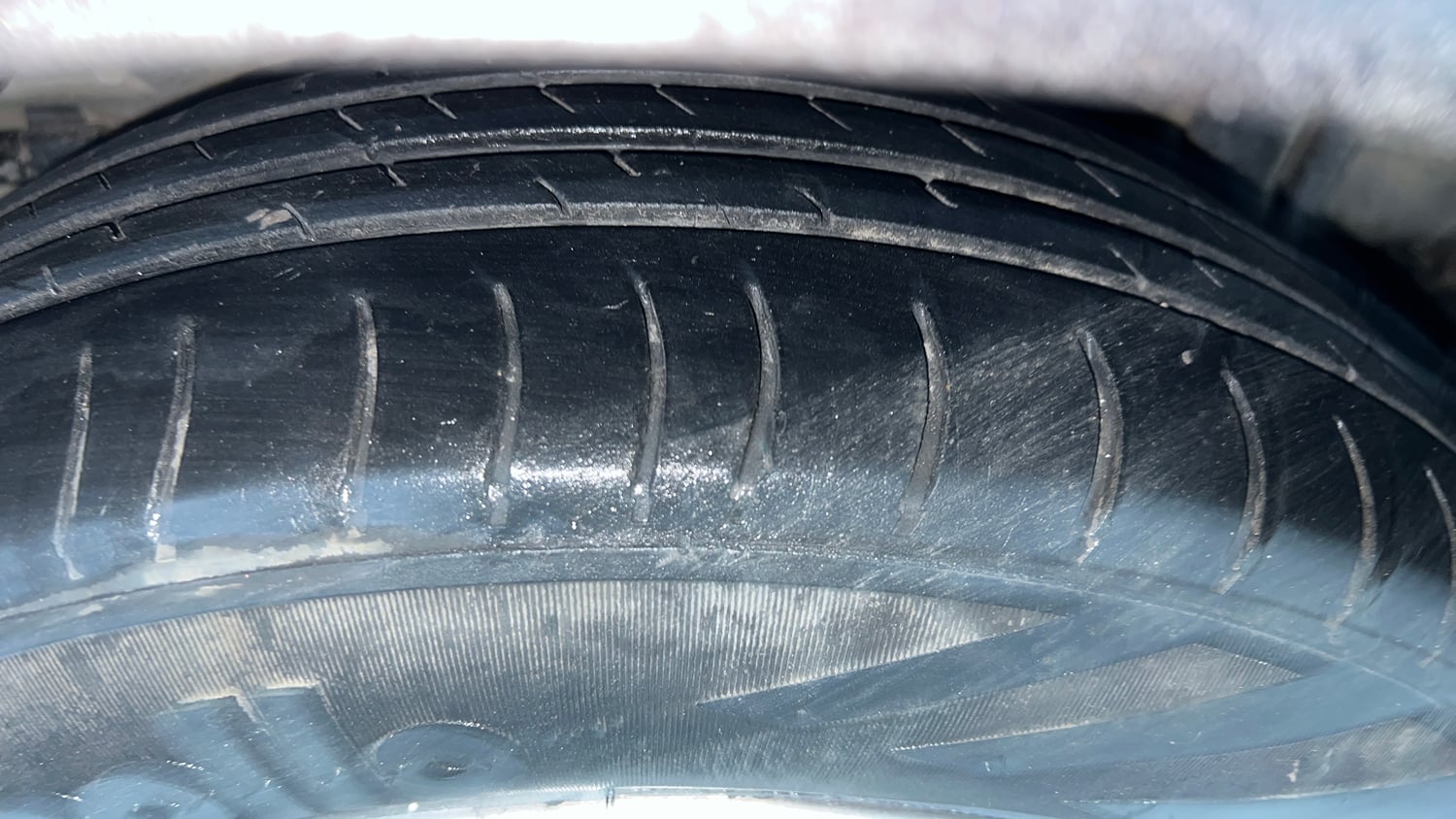 Used 2019 Tata Tiago XM CNG (Outside Fitted) Cng Manual tyres LEFT REAR TYRE TREAD VIEW